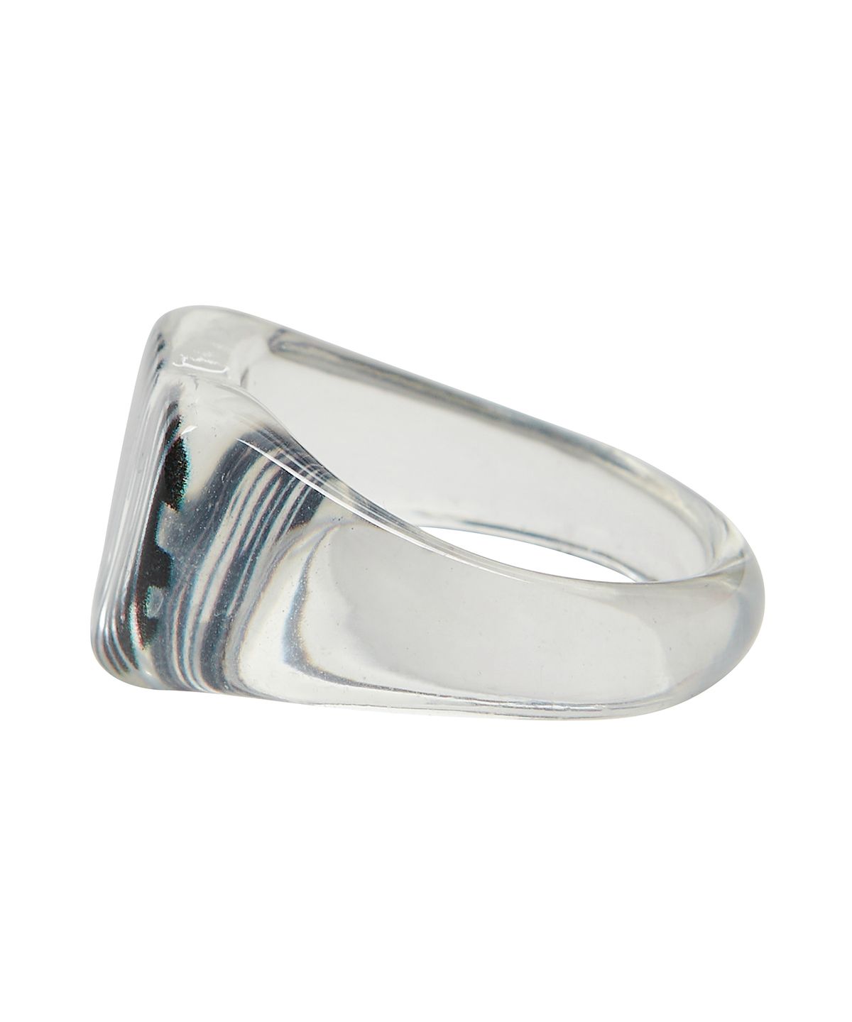 러브이즈트루(LUVISTRUE) VL LOGO RING(CLEAR)