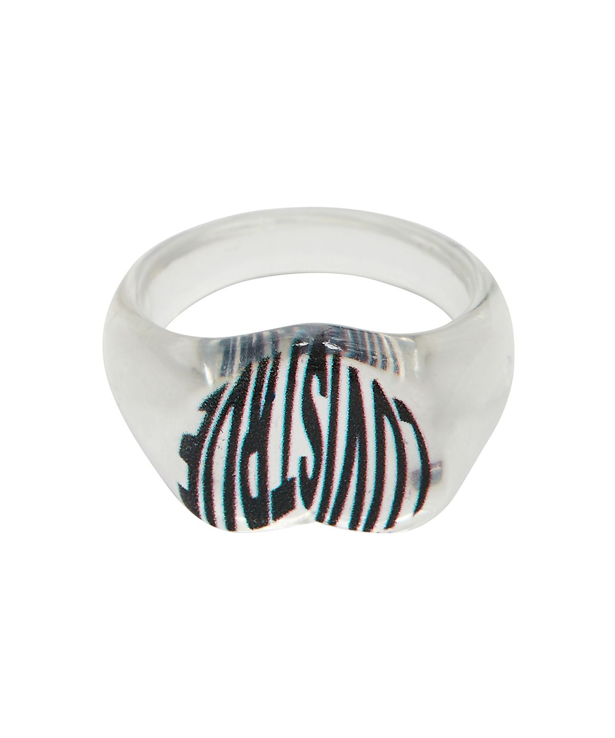 러브이즈트루(LUVISTRUE) VL LOGO RING(CLEAR)