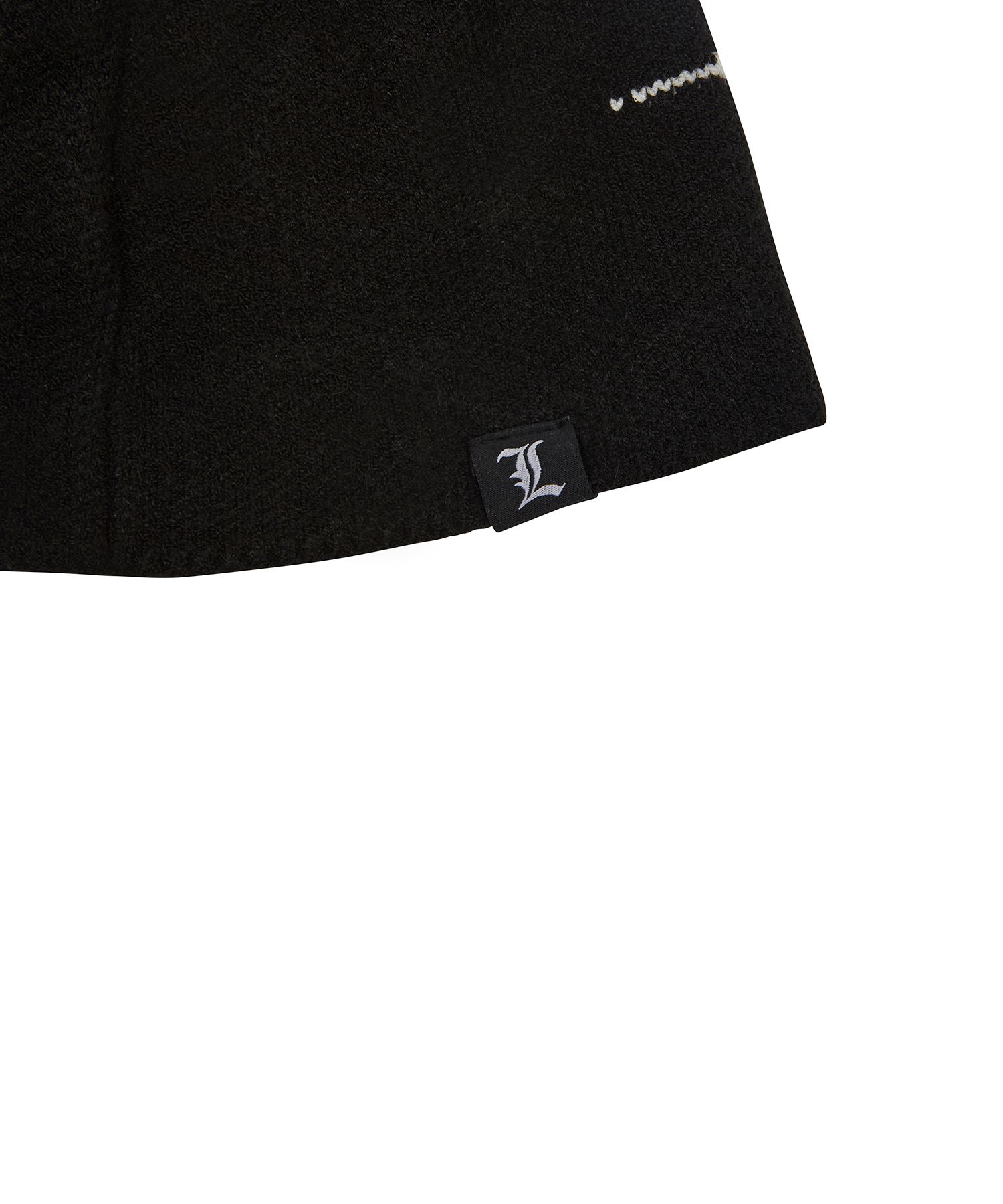 [LUV IS TRUE]★VL LOGO KNIT OPS MUSINSA | LUV IS TRUE VL BLINK BEANIE_BLACK