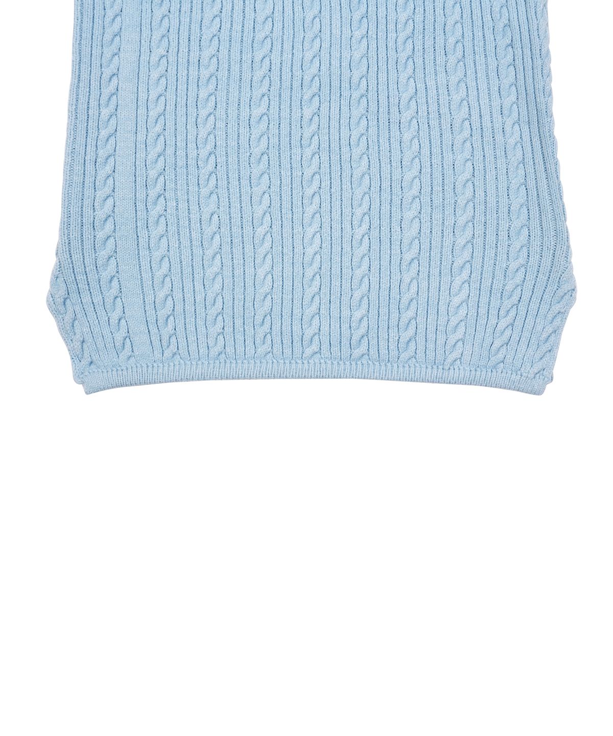 러브이즈트루(LUVISTRUE) VL LOGO KNIT OPS(SKY BLUE)
