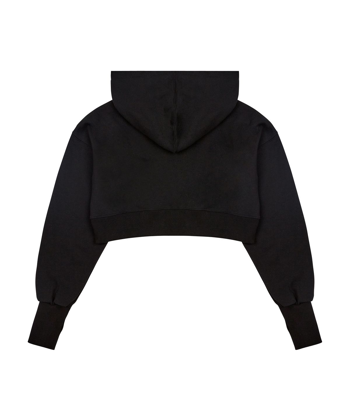 러브이즈트루(LUVISTRUE) VL 2-WAY CROP HOOD ZIP UP(BLACK)