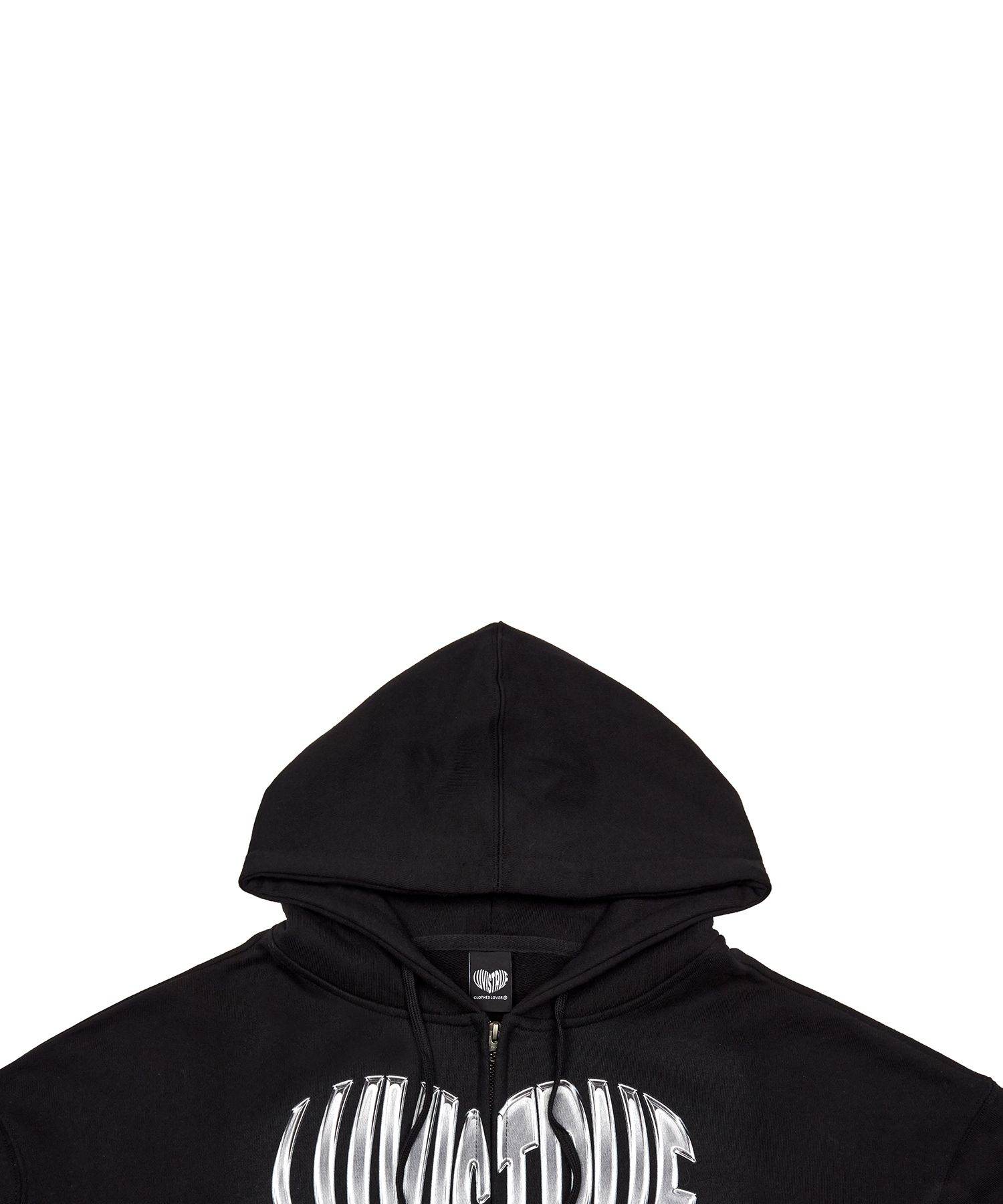 [LUV IS TRUE]★VL CROP JACKET MUSINSA | LUV IS TRUE VL 2-WAY CROP HOOD ZIP UP_BLACK