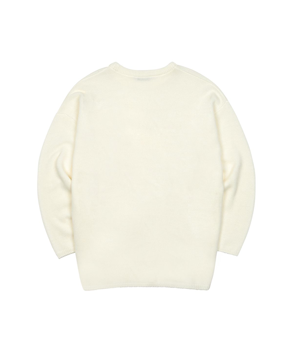 러브이즈트루(LUVISTRUE) VL L LOGO KNIT(IVORY)