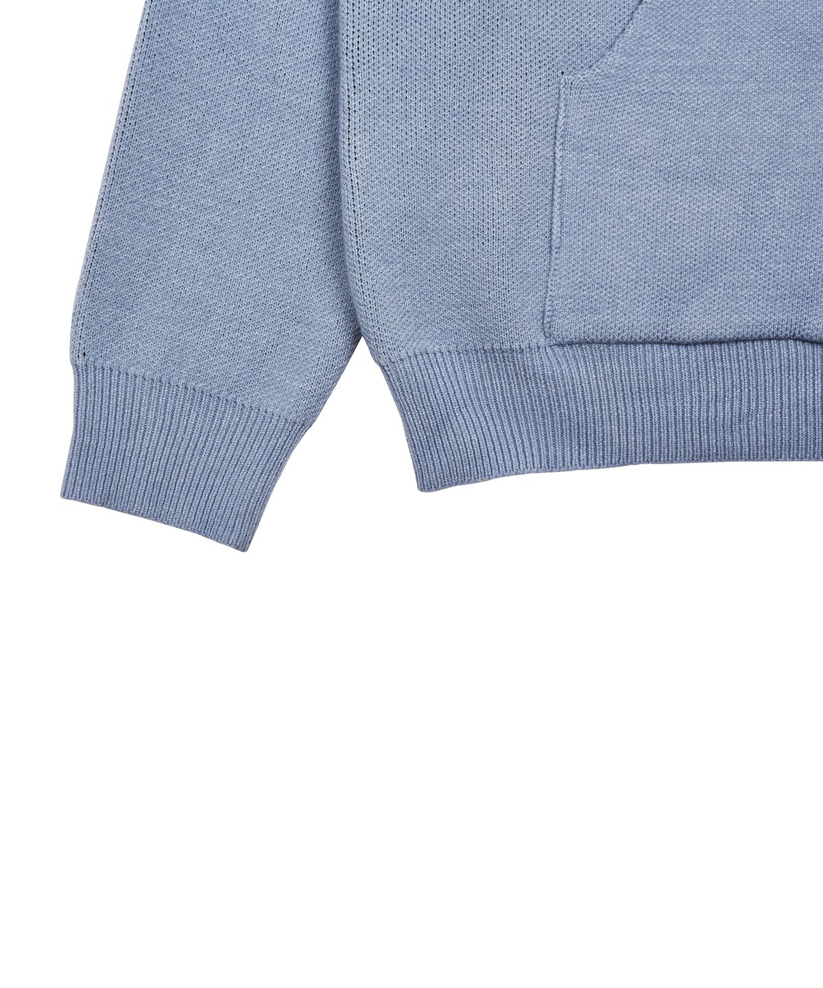 러브이즈트루(LUVISTRUE) VL LOVE KNIT HOODIE(BLUE)