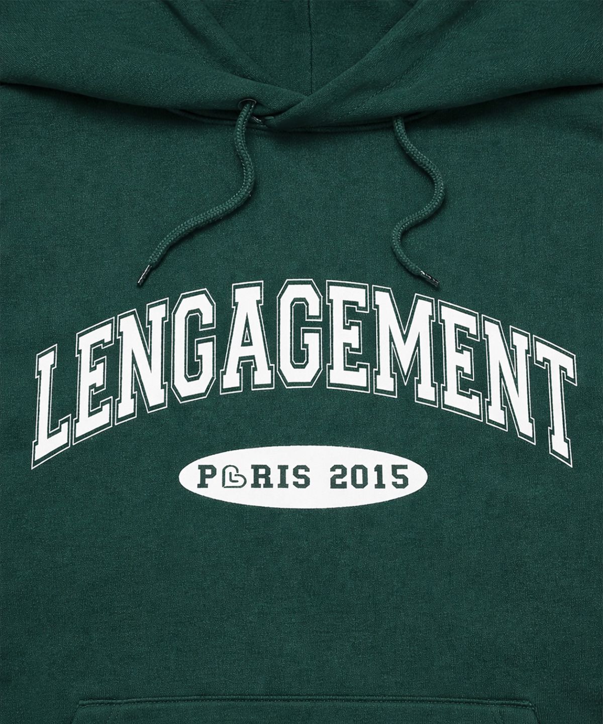 랑가주망(LENGAGEMENT) 아치 로고 후드티 [그린]