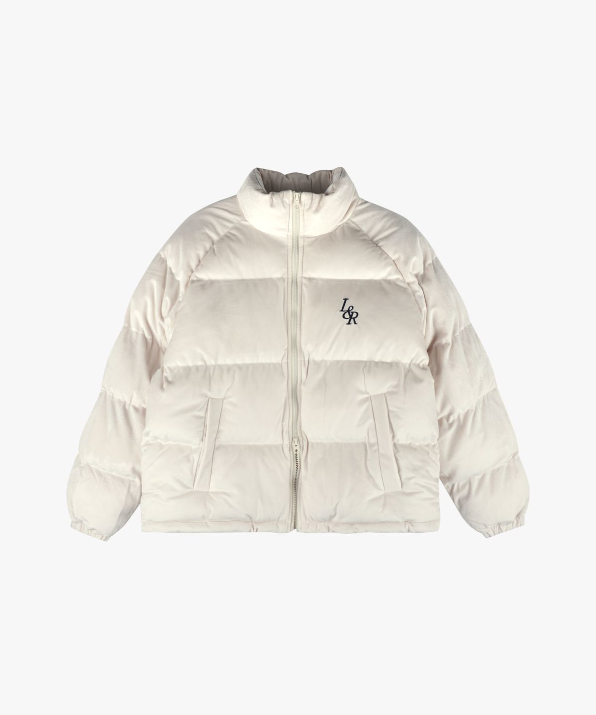 로시로우(LOSSYROW) Velvet Padding Jumper Cream