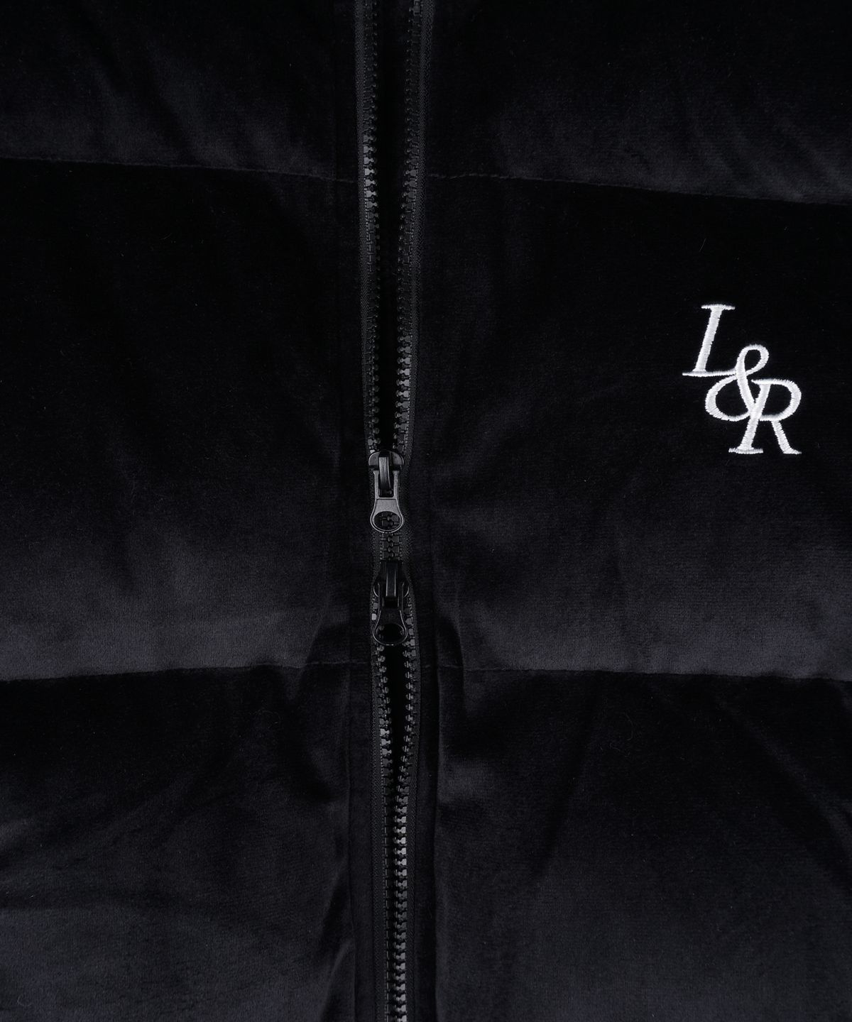 로시로우(LOSSYROW) Velvet Padding Jumper Black