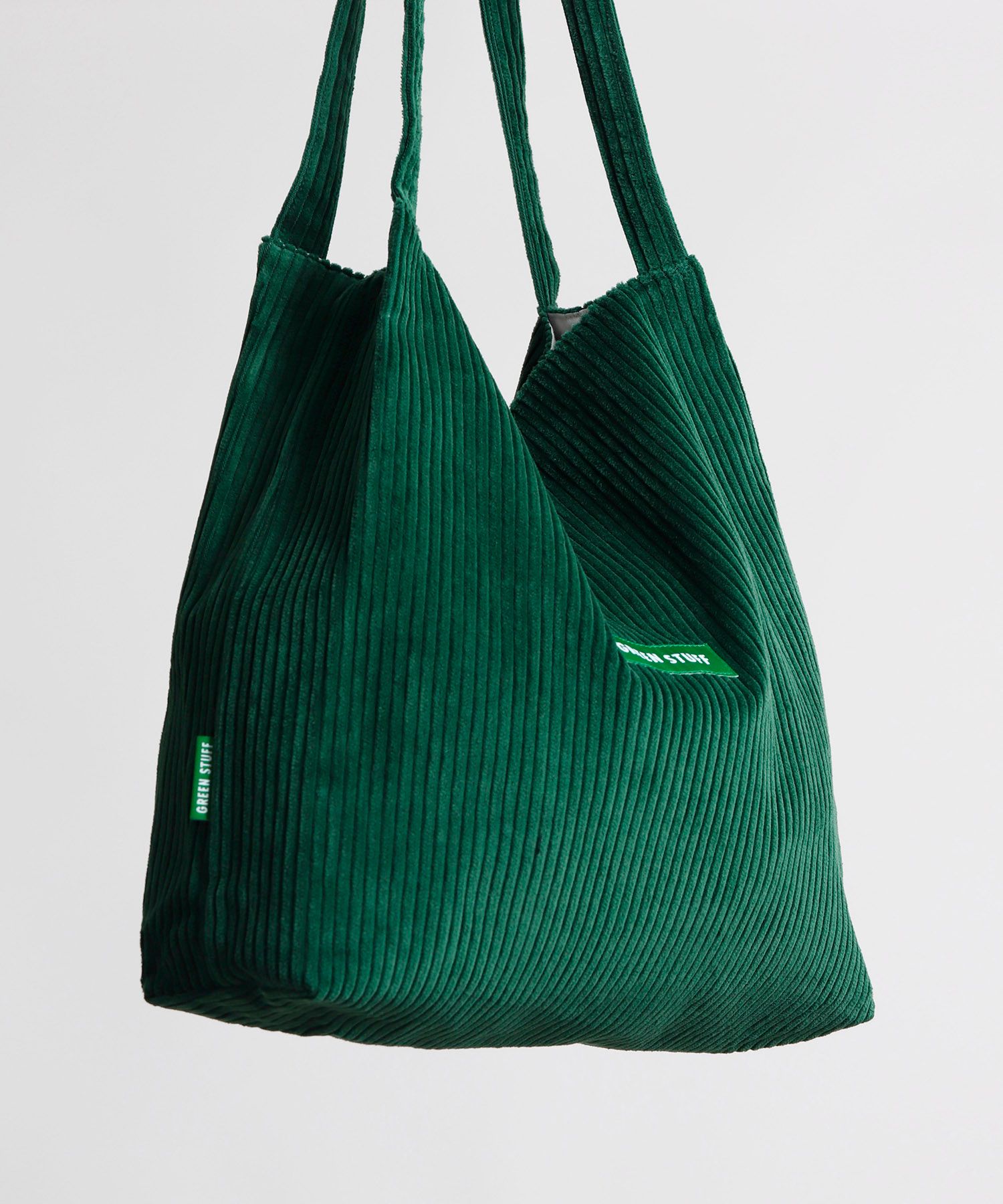 ショルダーバッグ・ポシェット GREEN STUFF Boxy shopper bag 53 classic corduroy golden gree MUSINSA | GREEN STUFF Boxy Shopper Bag 53 Classic Corduroy