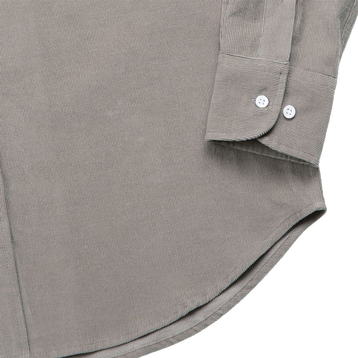 솔티(SORTIE) 047 Corduroy Button-down Shirts (Light Brown)