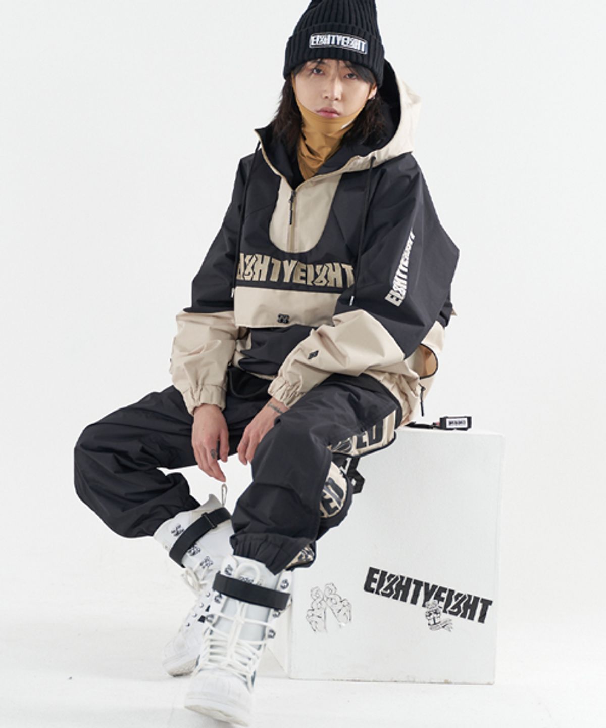 88리미티드(88LIMITED) P-2 ETTO (BLK.BEIGE)