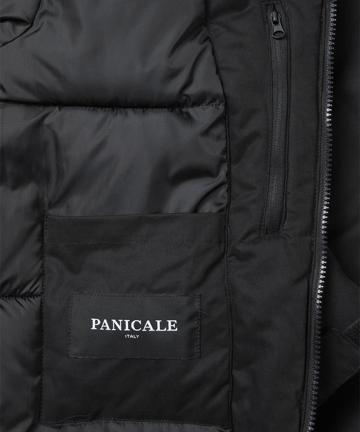 빠니깔레(PANICALE) 디테처블 후드 파카 재킷 [블랙]