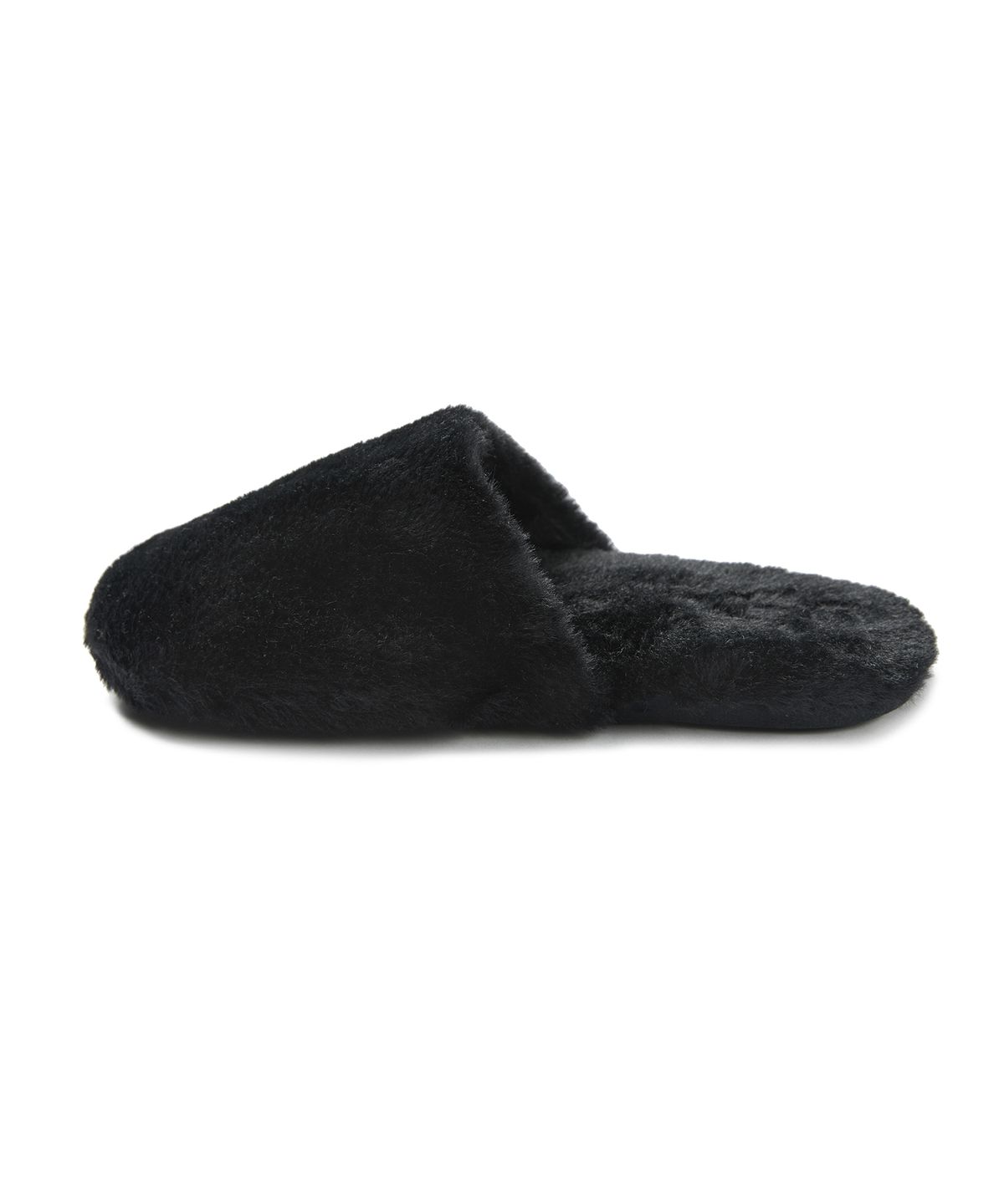 아템포(ATEMPO) FUR ROOM SHOES_black