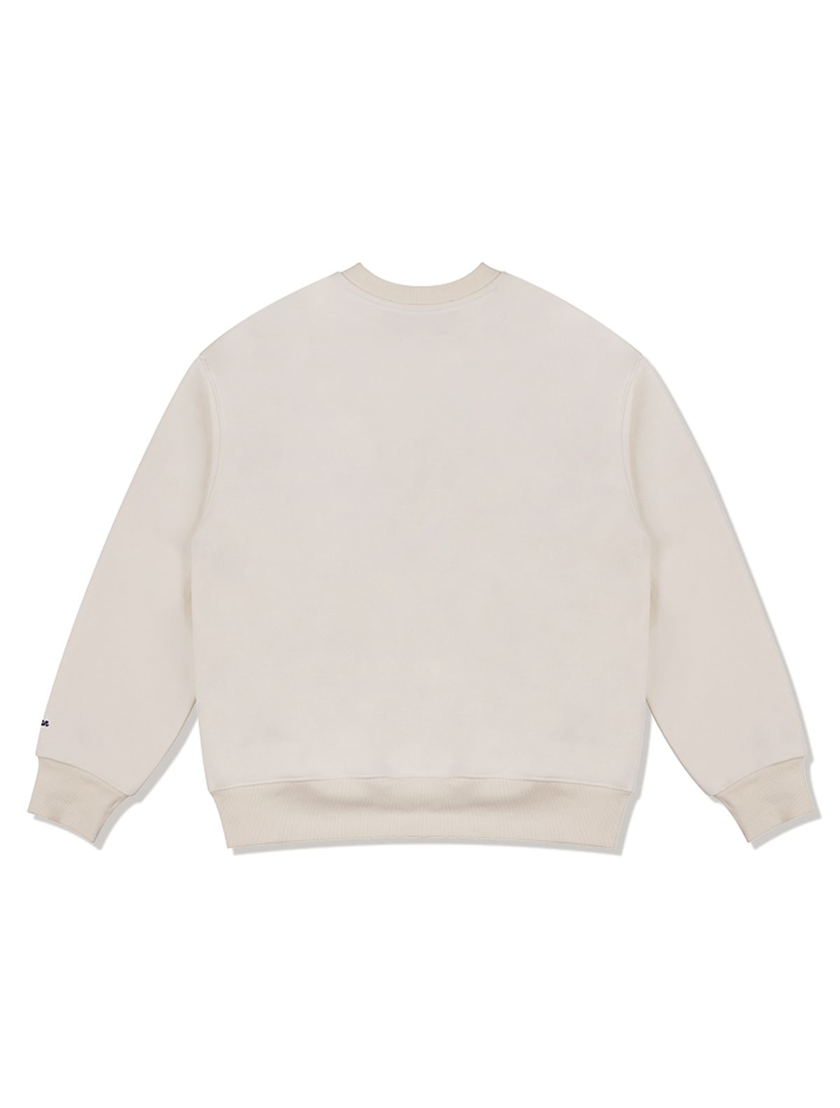 라 메종 스튜디오(LA MAISON STUDIO) UNISEX 르리스 엠보 자수 맨투맨 크림네이비(FCC3TS478M)