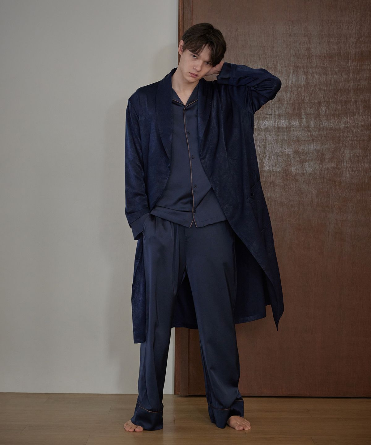 아템포(ATEMPO) CLASSIC PAJAMA SET_wild navy