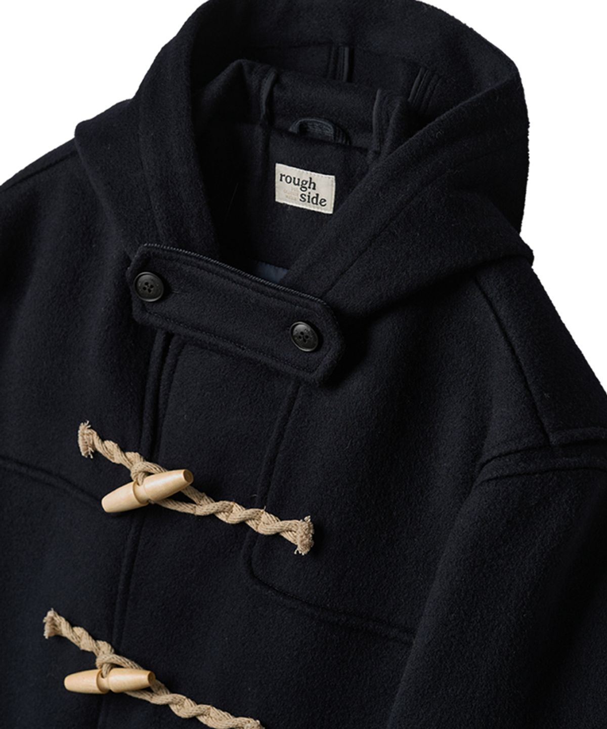 러프사이드(ROUGHSIDE) Duffle Coat Navy