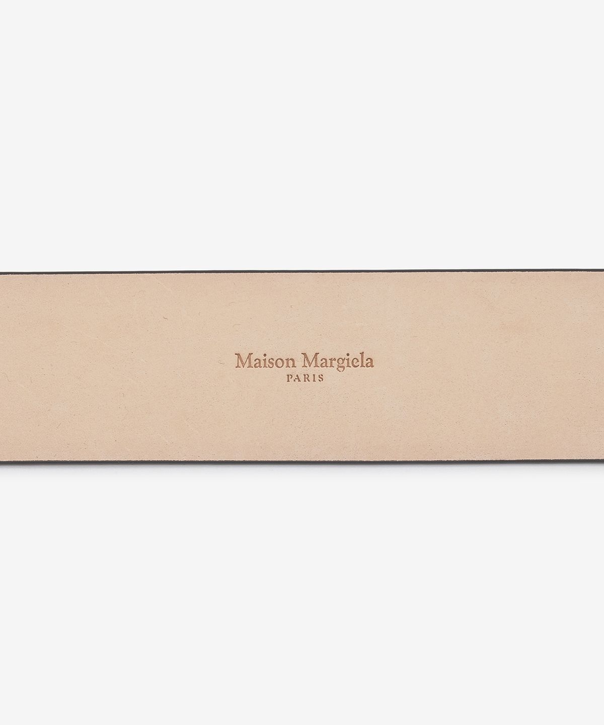 메종 마르지엘라(MAISON MARGIELA) 남성 4 스티치 벨트 - 블랙 / SA1TP0006P4455T8013