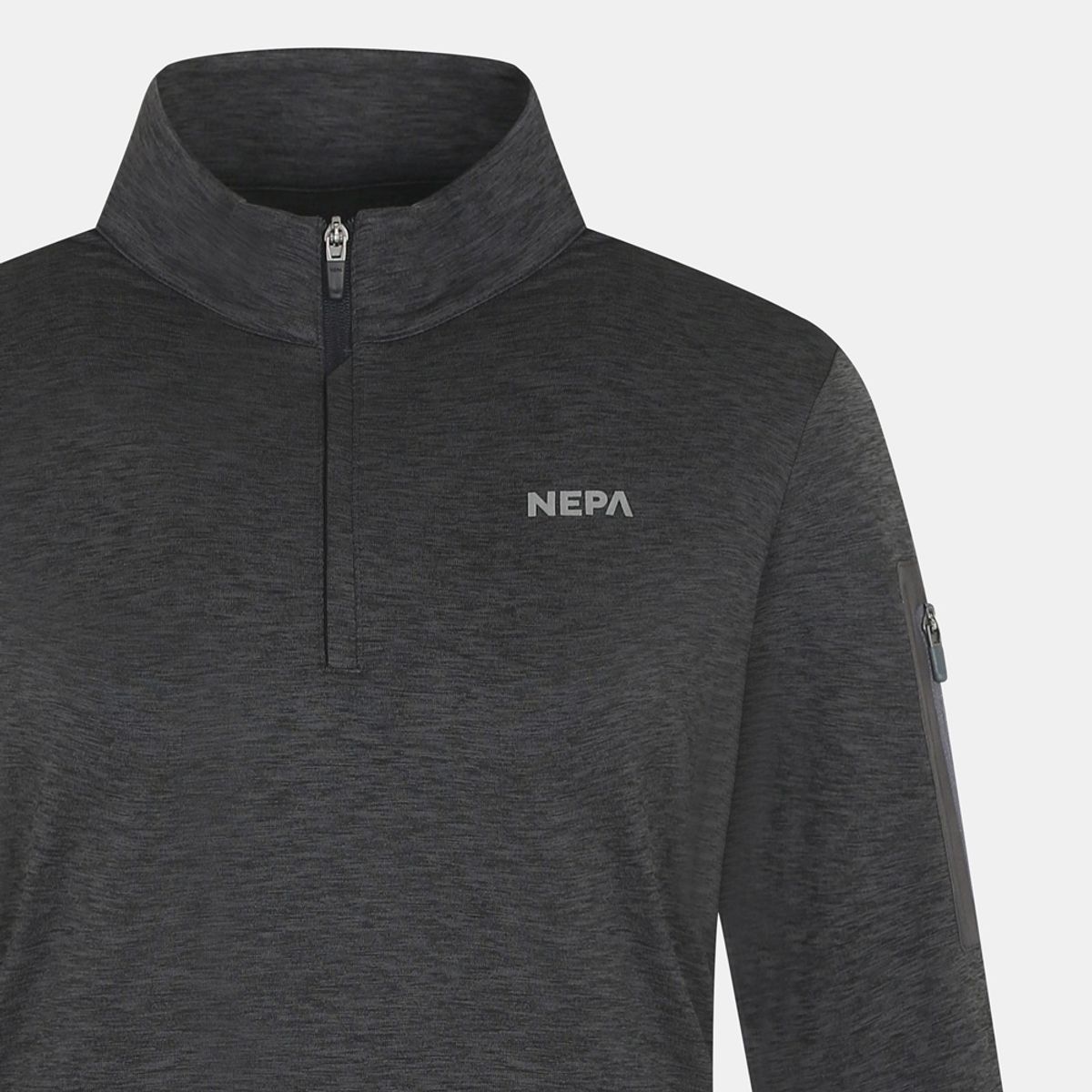 네파(NEPA) 7I65402 여성 까르비코 멜란지 집업 티셔츠