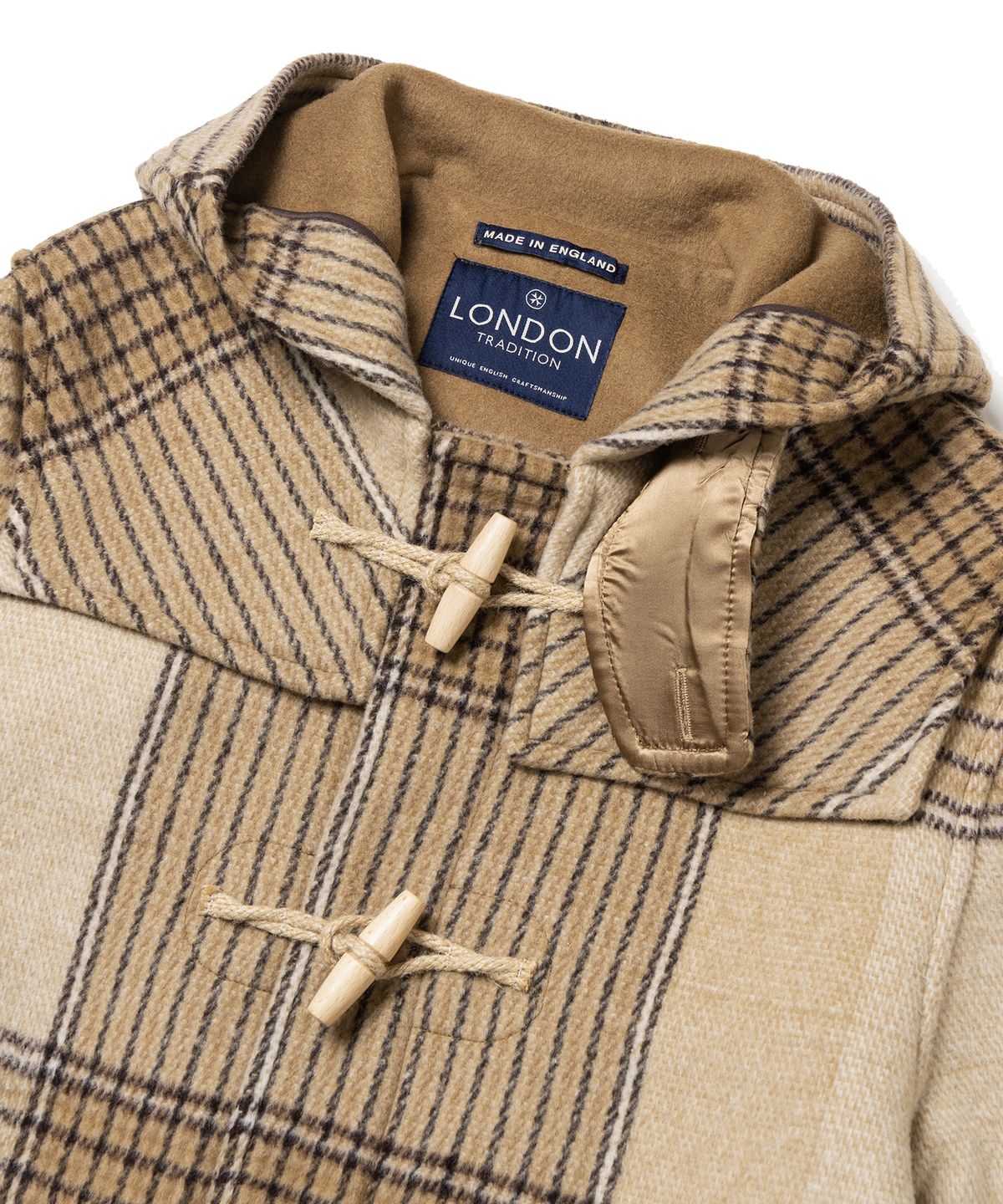 런던트레디션(LONDONTRADITION) Martin Mens Duffle Coat - Vicuna D13