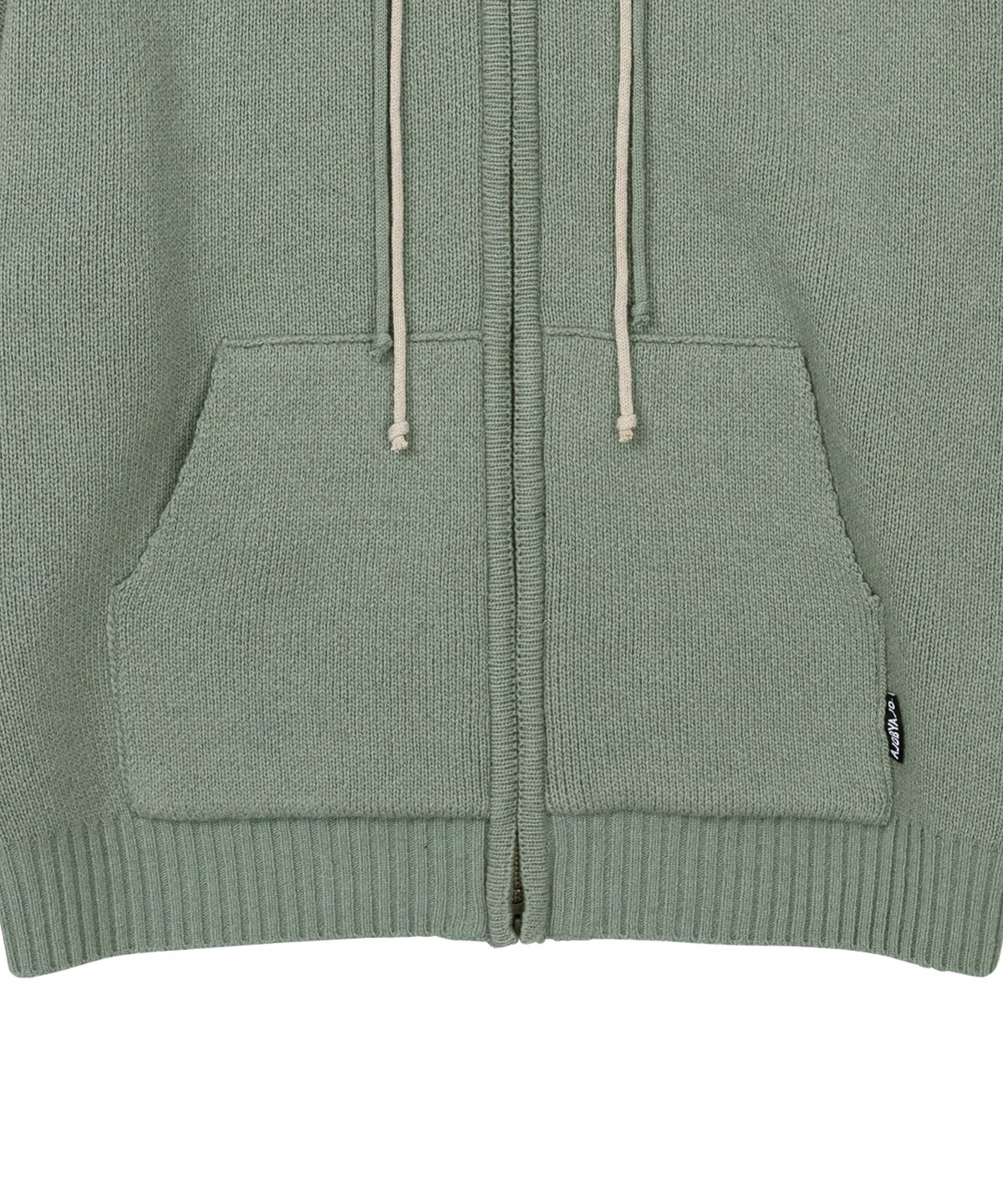 아조바이아조(AJOBYAJO) [PBA] DBOF Wool Knit Zip-Up Hoodie [MINT]