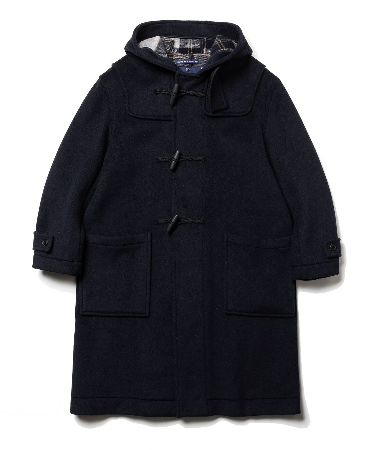 런던트레디션(LONDONTRADITION) Winstone Mens Duffle Coat - Navy SBB 130