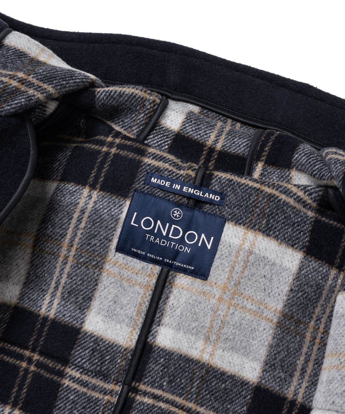 런던트레디션(LONDONTRADITION) Winstone Mens Duffle Coat - Navy SBB 130