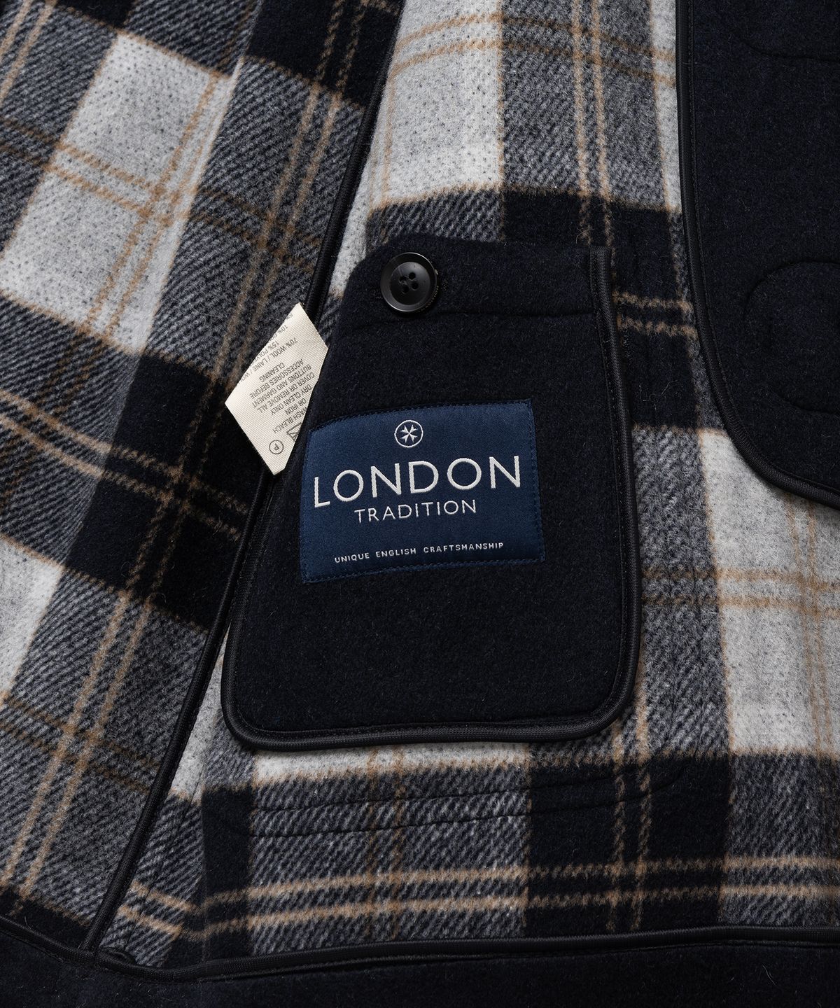 런던트레디션(LONDONTRADITION) Martin SLM NYNF Duffle Coat - Navy SBB 130