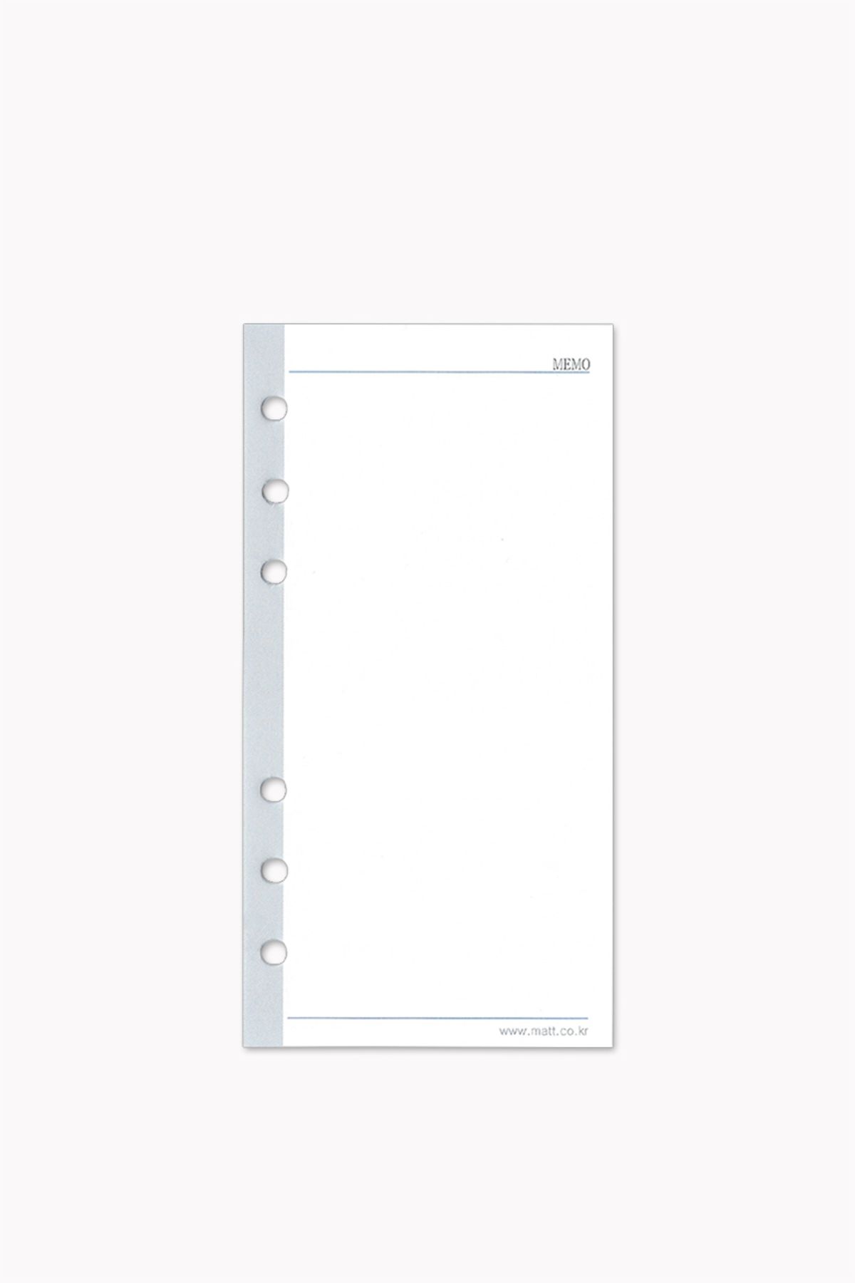 마뜨(MATT) 2026 A6 48절 6공 다이어리 내지 속지 8.6x17cm N94181