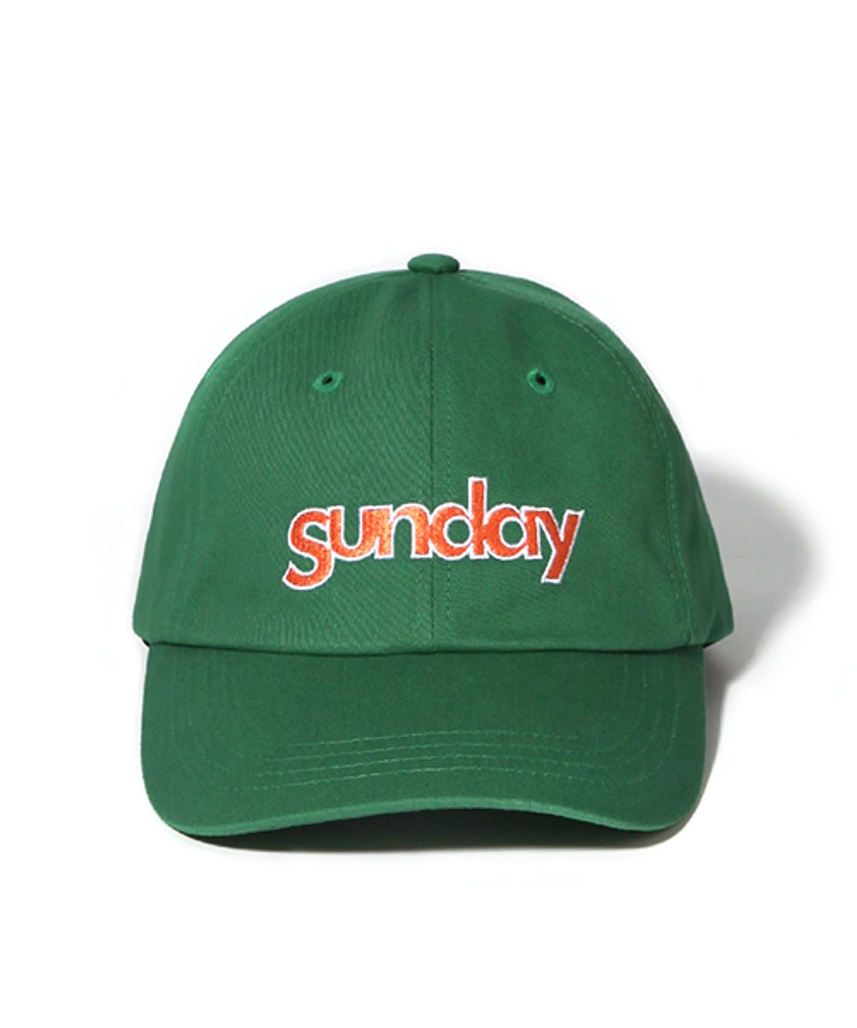 선데이하비클럽(SUNDAY HOBBY CLUB) 선데이 빈티지 로고 커브캡-빈티지 그린