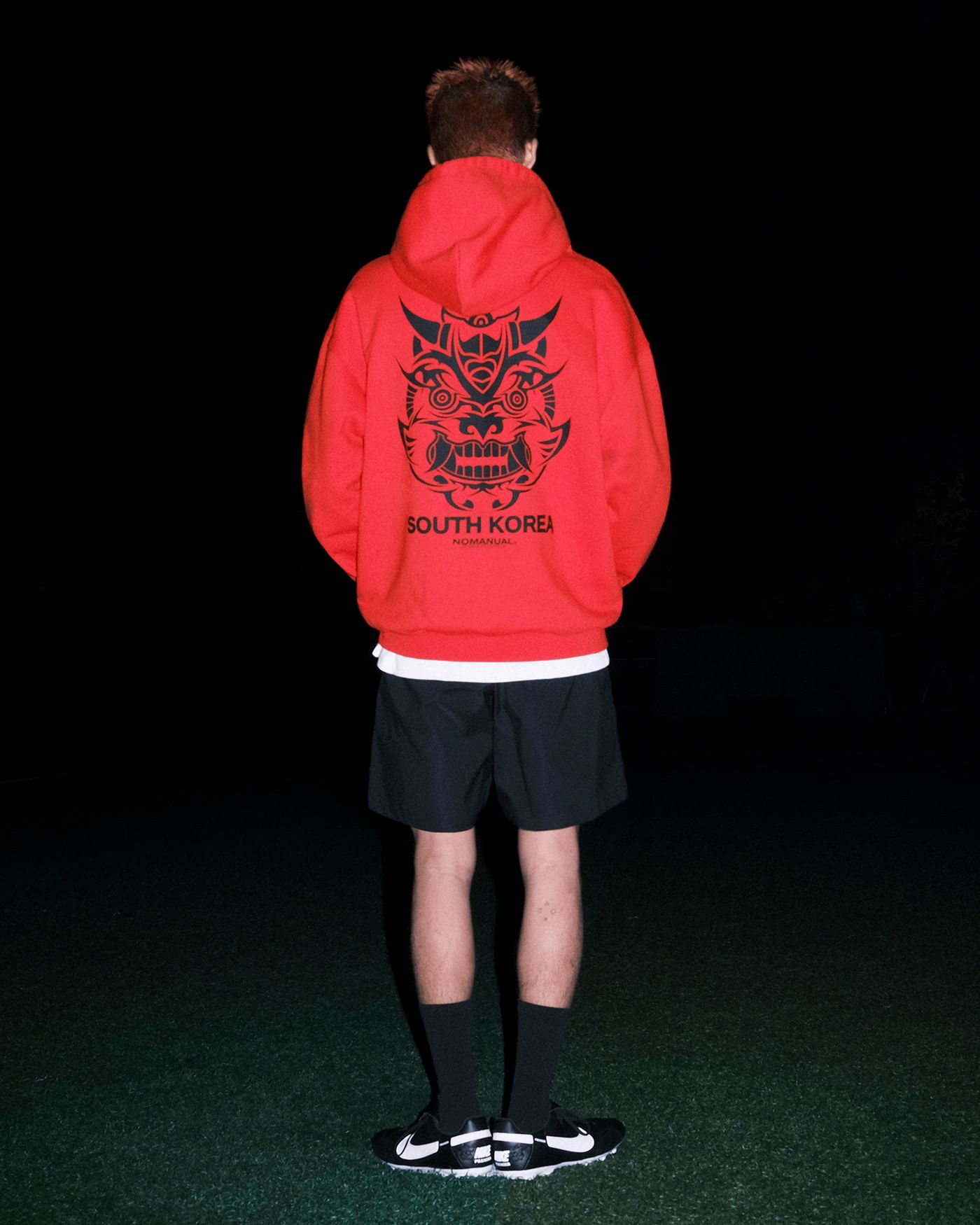 パーカー・フーディ NOMANUAL TEAM KOREA HOODIE RED NM23HD10M1RE MUSINSA | NOMANUAL TEAM KOREA HOODIE - RED