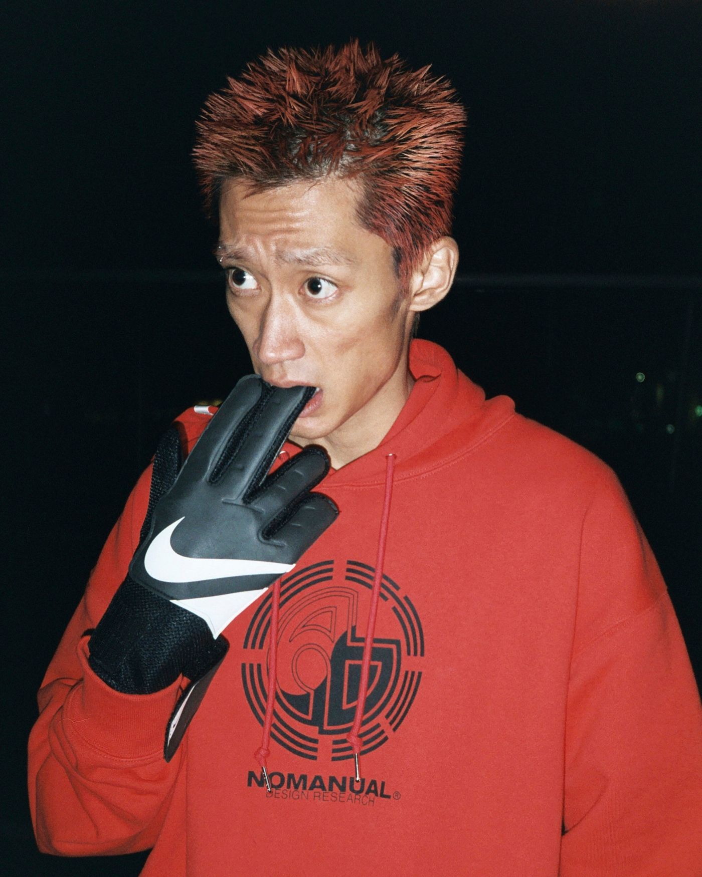 パーカー・フーディ NOMANUAL TEAM KOREA HOODIE RED NM23HD10M1RE MUSINSA | NOMANUAL TEAM KOREA HOODIE - RED