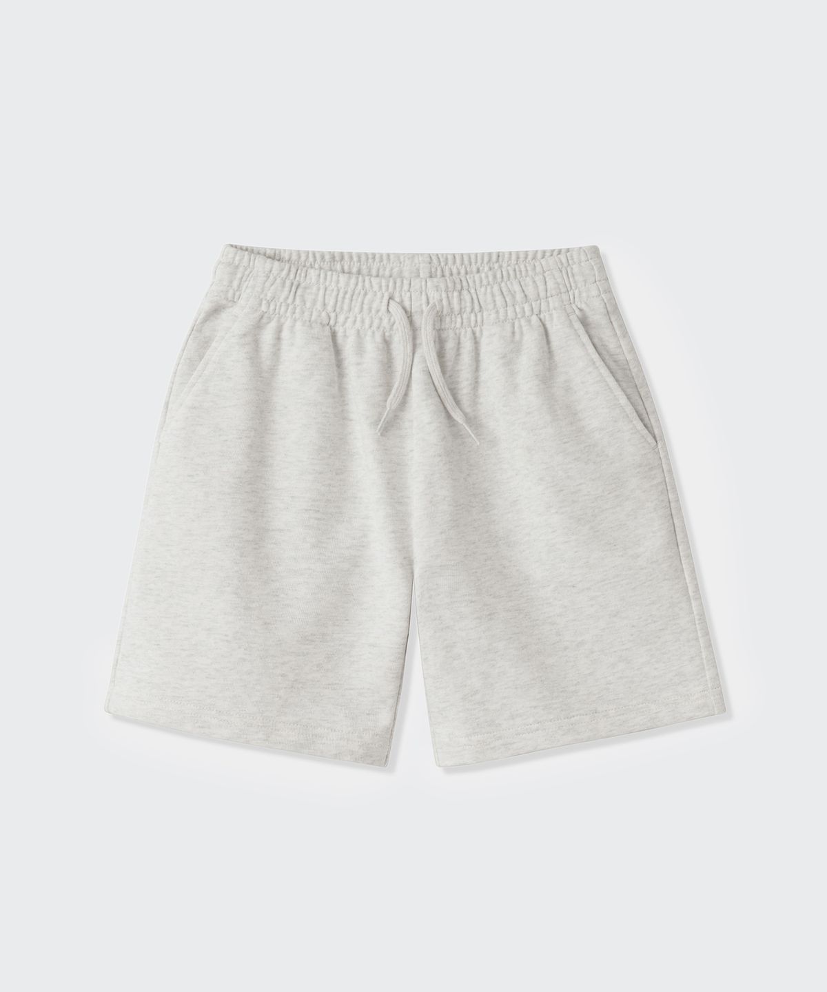 무신사 스탠다드 키즈(MUSINSA STANDARD KIDS) 베이식 스웨트 쇼츠 [오트밀]