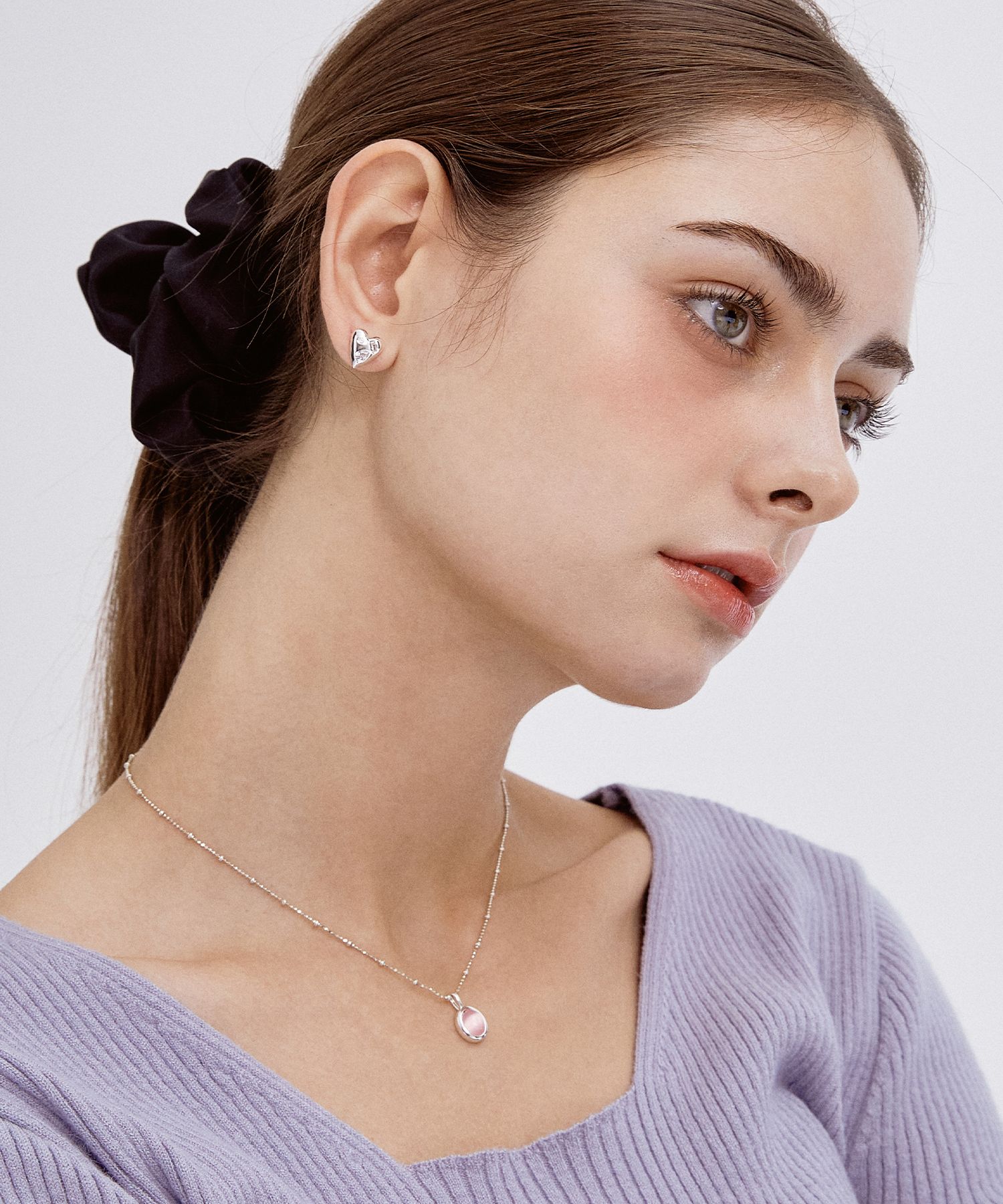 MUSINSA公式 | TATIANA (SILVER925) Colored Bean Gemstone