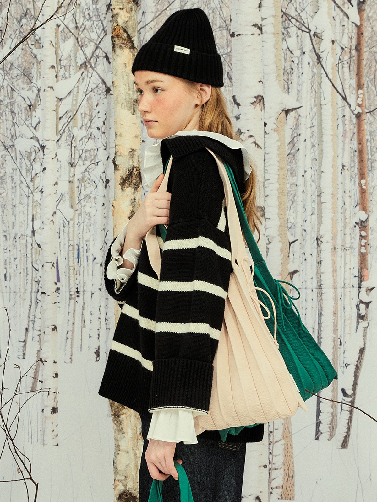 조셉앤스테이시(JOSEPH&STACEY) Lucky Pleats Knit M (ALL)