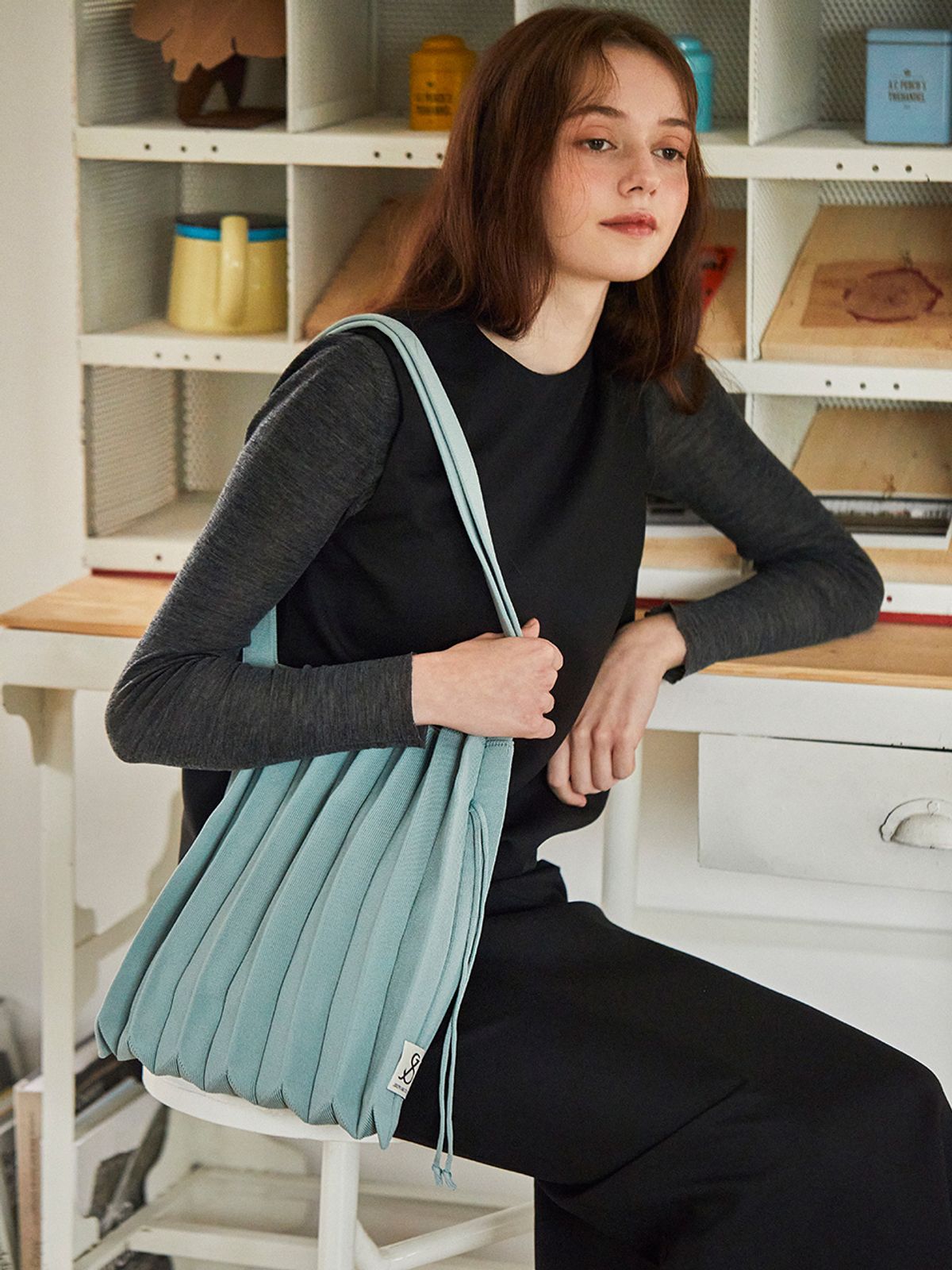 조셉앤스테이시(JOSEPH&STACEY) Lucky Pleats Knit M (ALL)