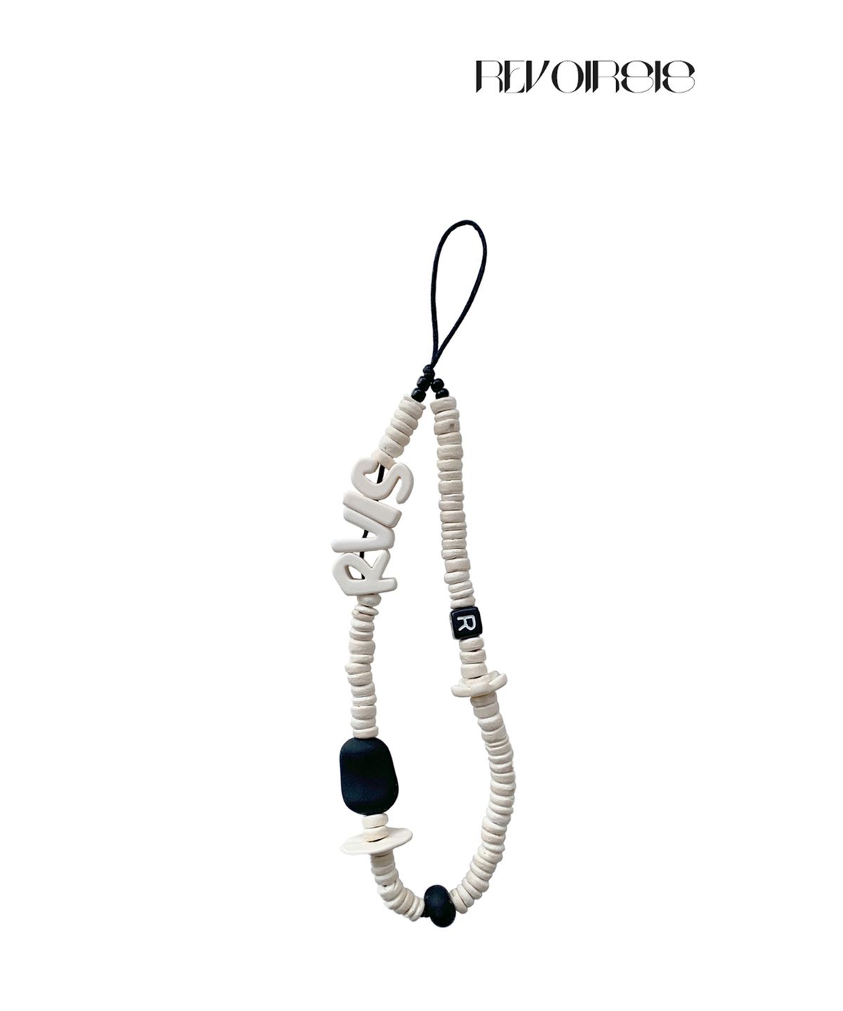 르브아시스(REVOIRSIS) nature beads phone strap cream