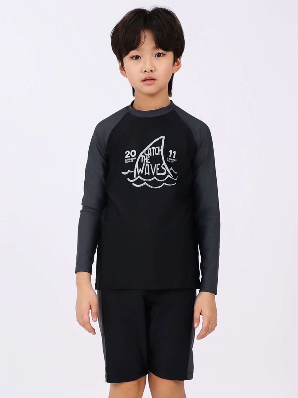 아쿠아티카 키즈(AQUATICA KIDS) 아동 래쉬가드 AQA359 스판수모3종세트