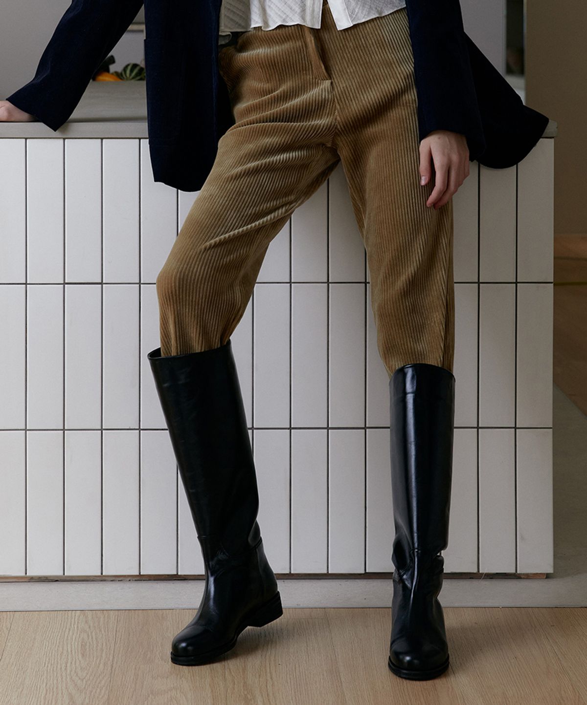 릴리슈(LILYSHOE) enne long boots_black