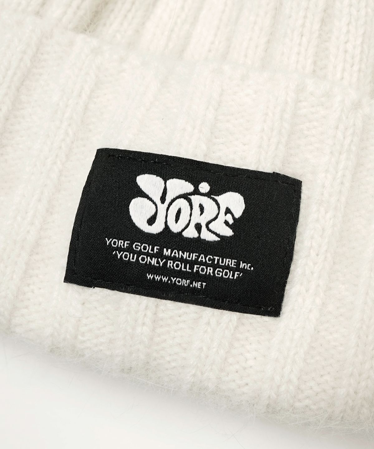 욜프(YORF) 22 AW ANGORA WOOL SHORT BEANIE WHITE