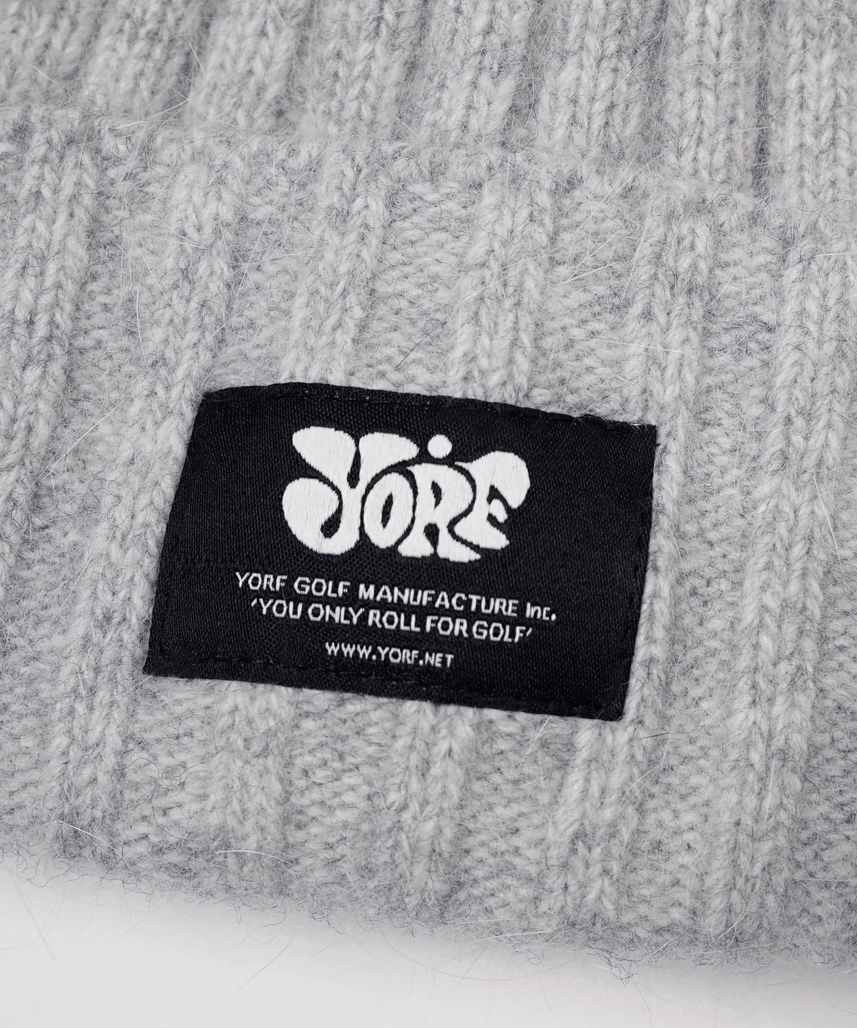 욜프(YORF) 22 A/W ANGORA WOOL BEANIE  GREY