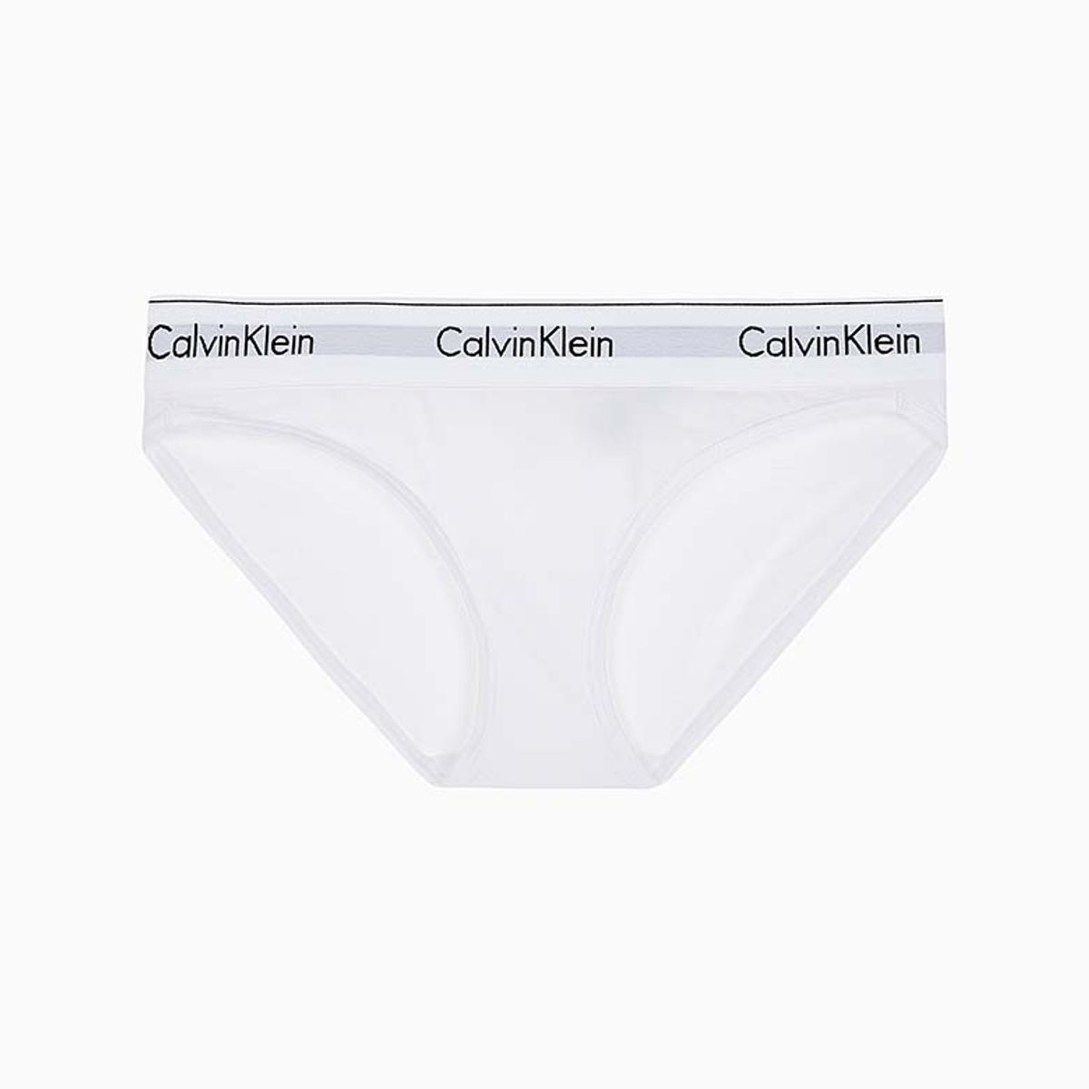 캘빈클라인 언더웨어(CALVIN KLEIN UNDERWEAR) 여성 아이콘 코튼 모달 스쿱백 브라렛+팬티 세트_화이트