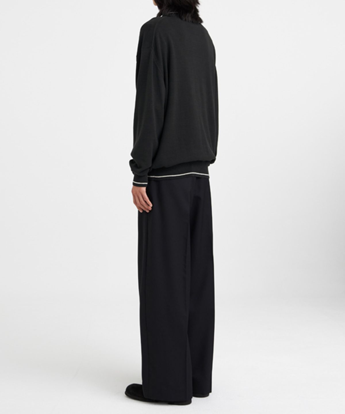 유스(YOUTH) Knit Zip Collar T-shirt