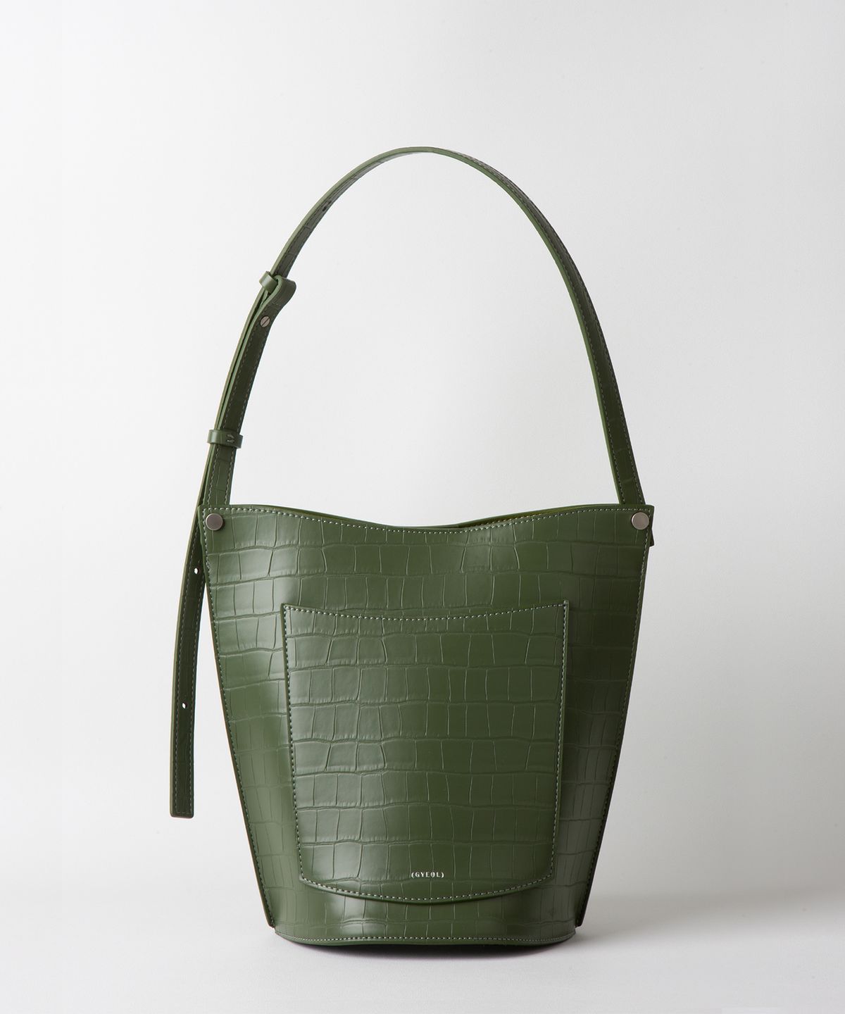 결(GYEOL) CALICO_CROC (Leaf Green)