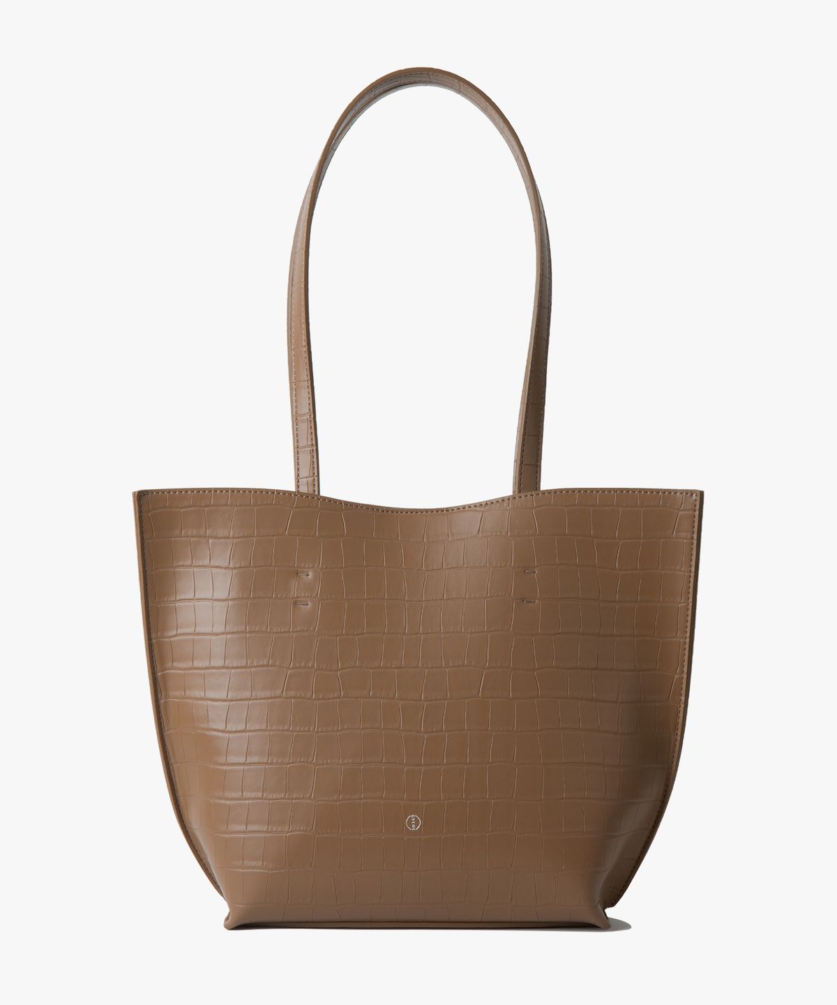 결(GYEOL) RIKO-SHOPPER_CROC (Raw Umber)