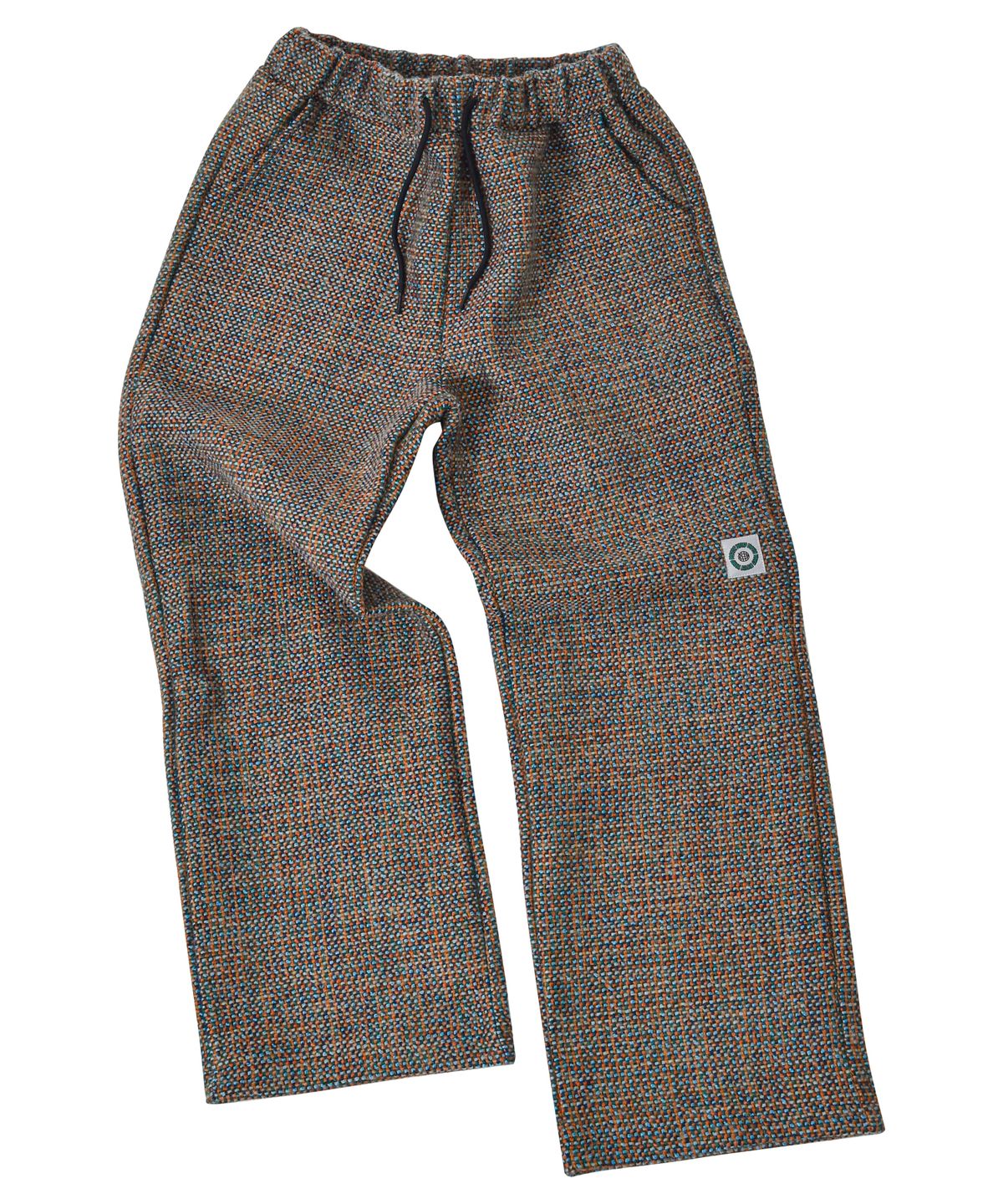 프리키쉬빌딩(FREAKISH BUILDING) AVRIL TWEED WIDE LONG PANTS (BLUE)