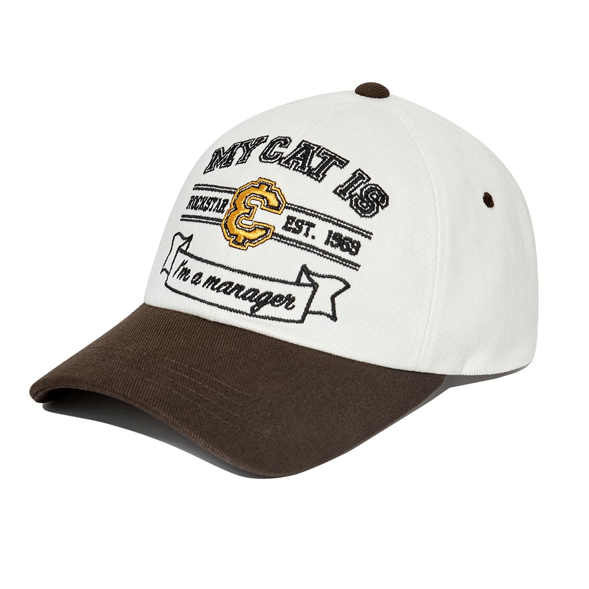 MUSINSA公式 | JOEGUSH My cat is Rockstar Baseball cap
