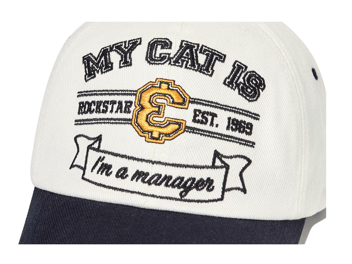 Rockstar cat Mesh cap (Blue) - Joe Gush