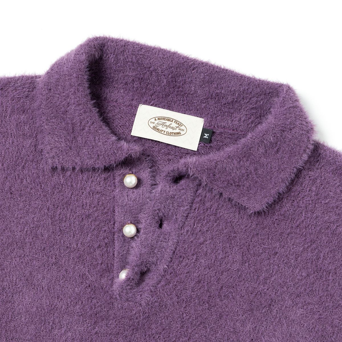 암피스트(AMFEAST) Cotton Candy Polo Knitwear Grapes