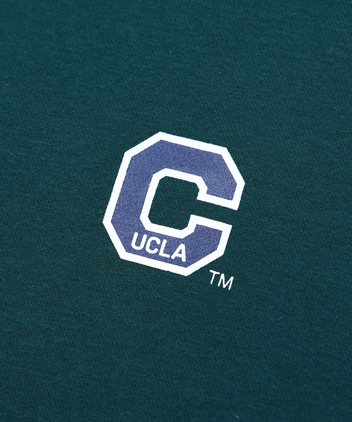 유씨엘에이(UCLA) 베이직 C로고 스웨트 티셔츠[GREEN](UYALT9C_66)