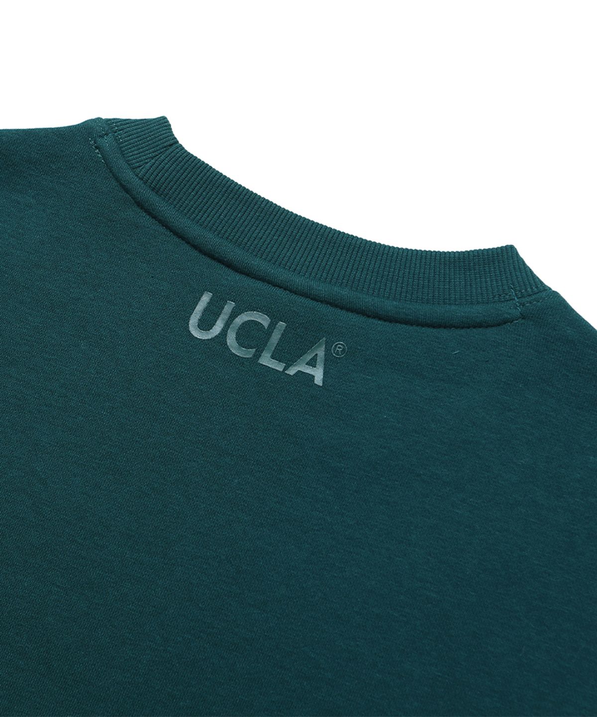 유씨엘에이(UCLA) 베이직 C로고 스웨트 티셔츠[GREEN](UYALT9C_66)