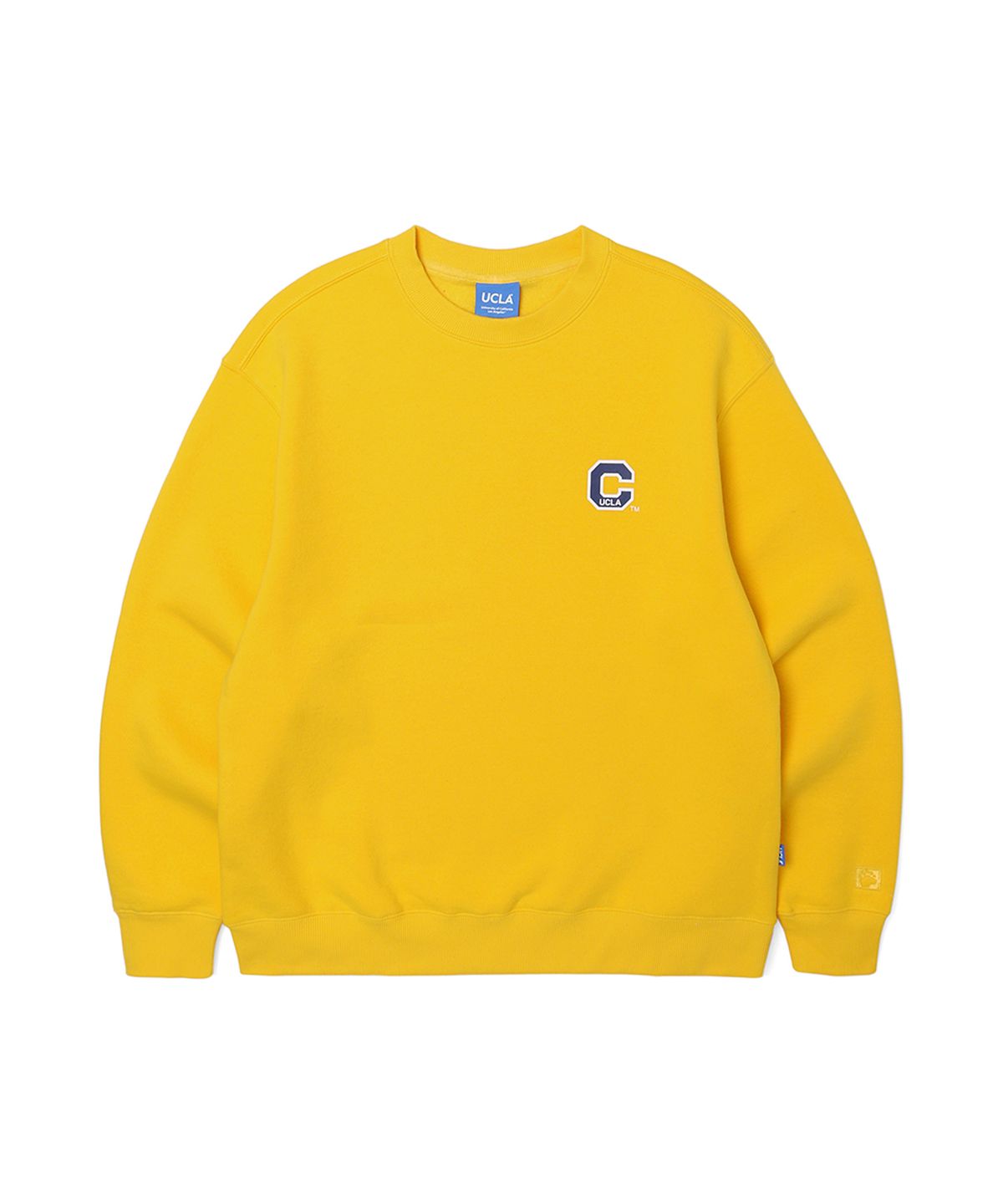 유씨엘에이(UCLA) 베이직 C로고 스웨트 티셔츠[YELLOW](UYALT9C_75)
